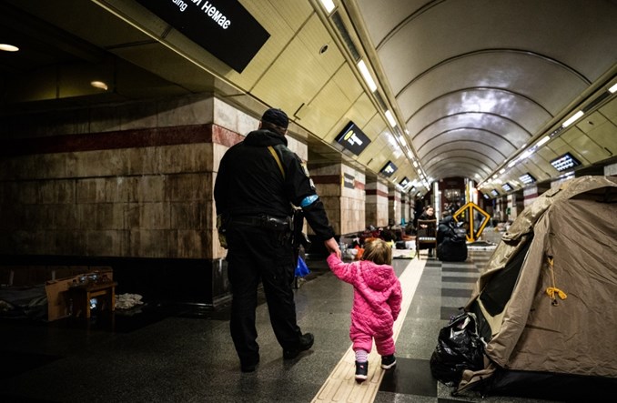Metro w Kijowie w czasie wojny (zdjęcia) Metro w Kijowie w czasie wojny (zdjęcia)