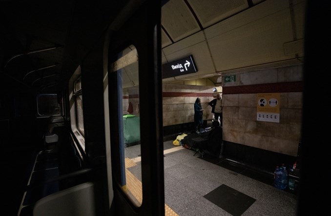 Metro w Kijowie w czasie wojny (zdjęcia) Metro w Kijowie w czasie wojny (zdjęcia)