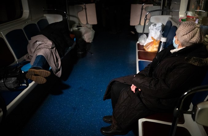 Metro w Kijowie w czasie wojny (zdjęcia) Metro w Kijowie w czasie wojny (zdjęcia)