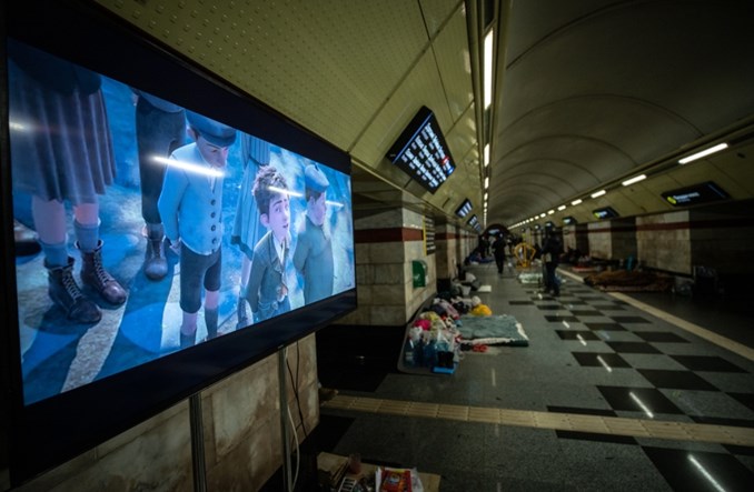 Metro w Kijowie w czasie wojny (zdjęcia) Metro w Kijowie w czasie wojny (zdjęcia)
