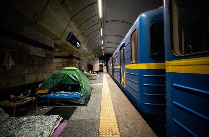 Metro w Kijowie w czasie wojny (zdjęcia) Metro w Kijowie w czasie wojny (zdjęcia)
