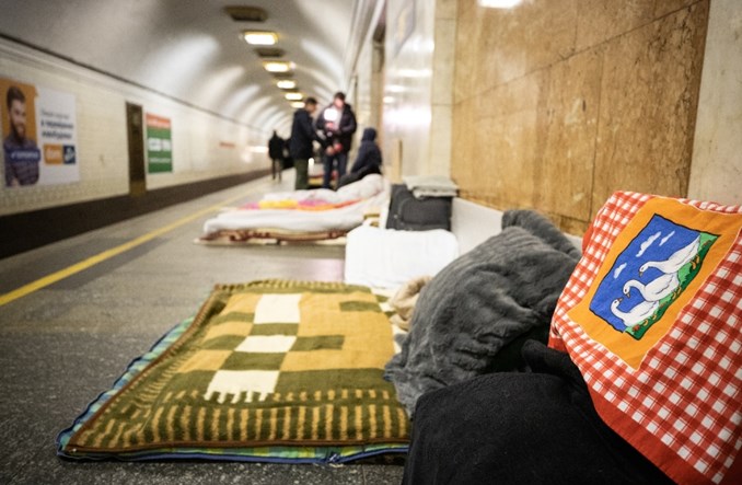 Metro w Kijowie w czasie wojny (zdjęcia) Metro w Kijowie w czasie wojny (zdjęcia)
