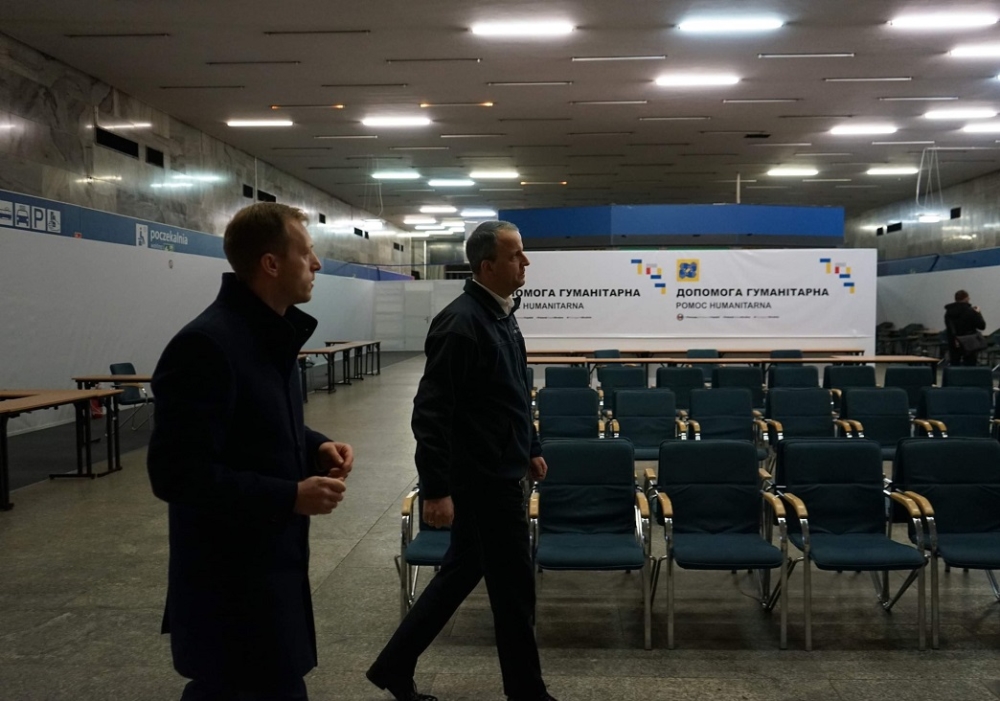 Stary dworzec w Poznaniu oficjalnie otwarty dla ofiar wojny w Ukrainie