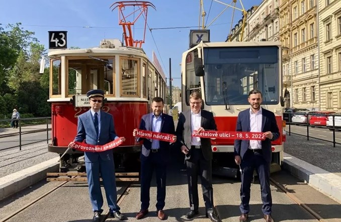 Praga odbudowała zalążek kolejnej linii tramwajowej. Przyda się na zamknięcia metra