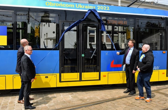 We Wrocławiu wyjedzie tramwaj poświęcony „Obrońcom Ukrainy 2022” 