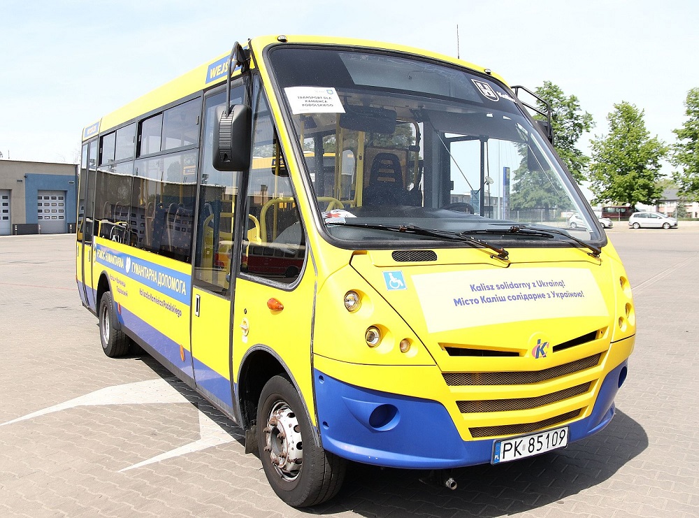 Kalisz przekazał dwa autobusy dla Kamieńca Podolskiego