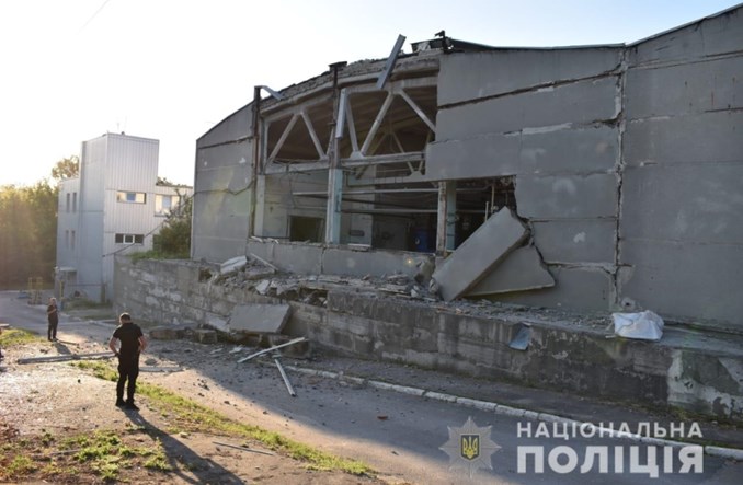 Rosyjski ostrzał uszkodził zajezdnię metra w Charkowie