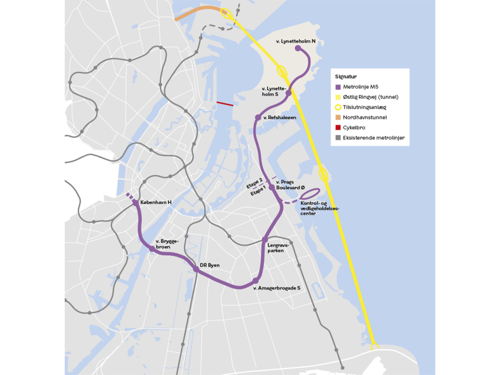 Kopenhaga zatwierdza budowę piątej linii metra