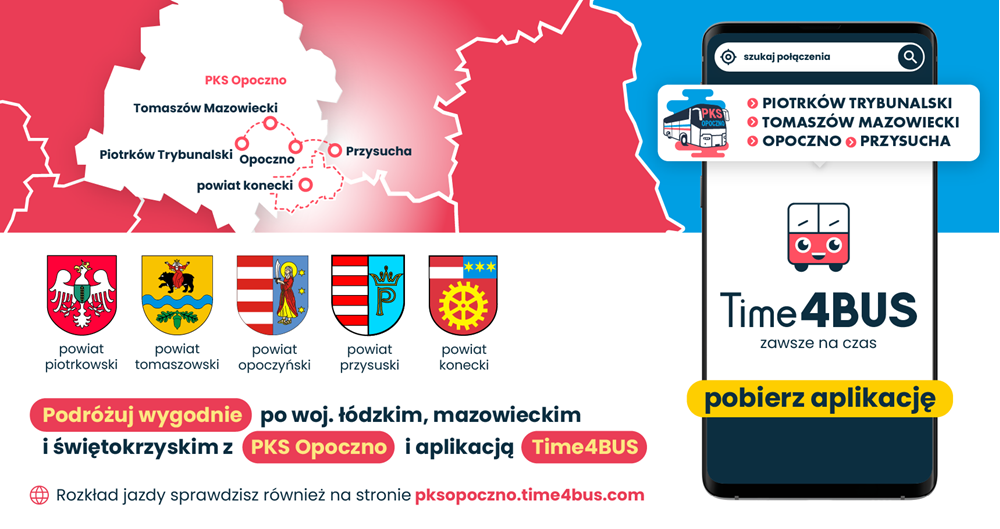 Time4BUS w kolejnych gminach. Autobus zawsze na czas?