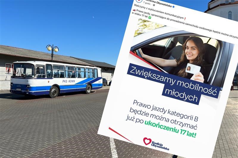 Prawo jazdy dla 17-latków… walczy z wykluczeniem transportowym?