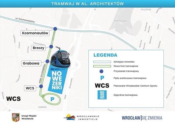 Wrocław zleci projekt tramwaju w Al. Architektów