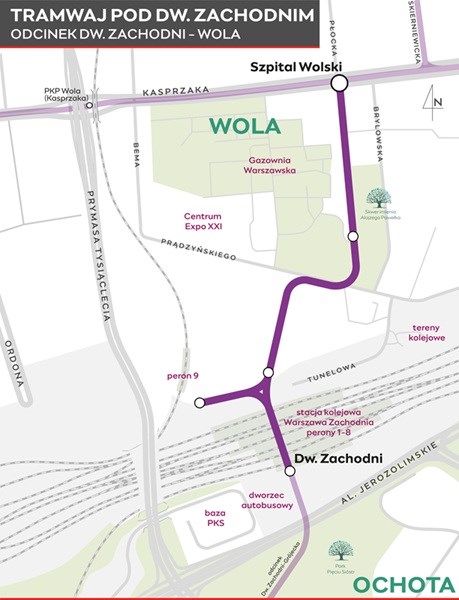 Tramwaje Warszawskie z ofertami na projekt wschodniego "wąsa"