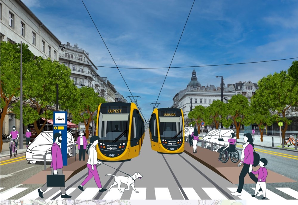 Budapeszt zaprojektuje nową linię tramwajową w centrum