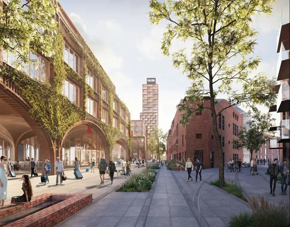 Powstanie nowa przestrzeń wokół stacji metra Kopenhaga Południe