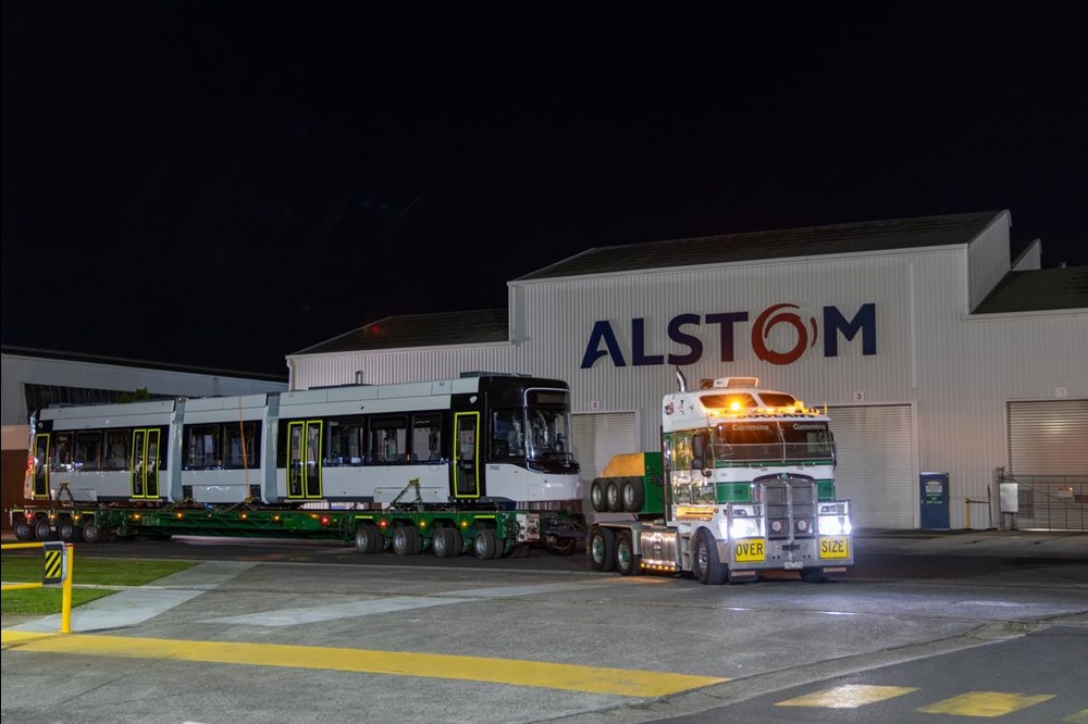 Alstom dostarczył pierwszy tramwaj klasy G do Melbourne
