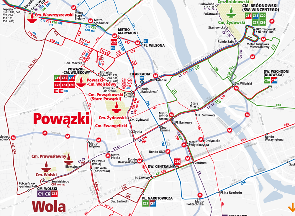 Warszawski Transport Publiczny na Wszystkich Świętych