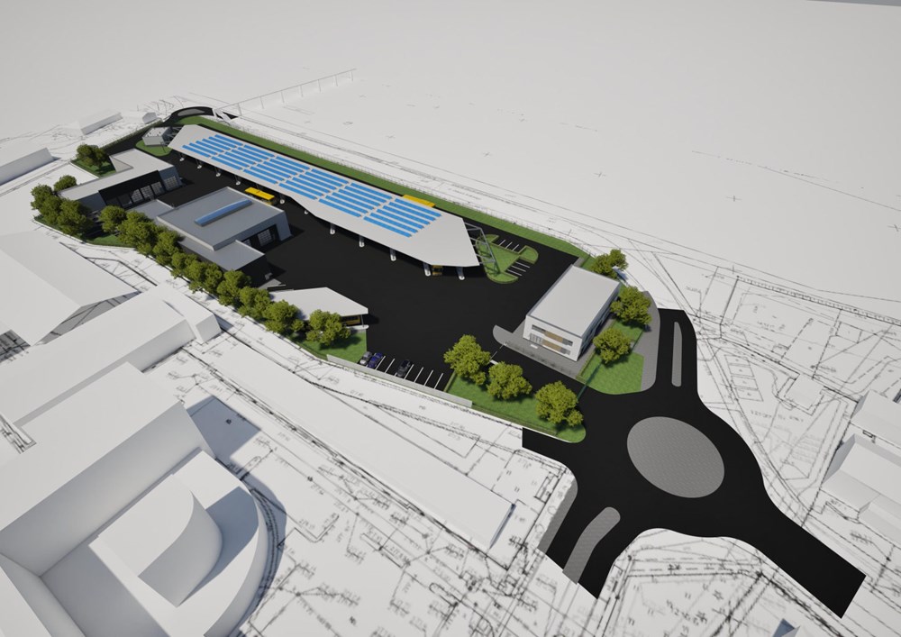 Pierwsza miejska zajezdnia autobusowa w Kielcach już na wizualizacjach