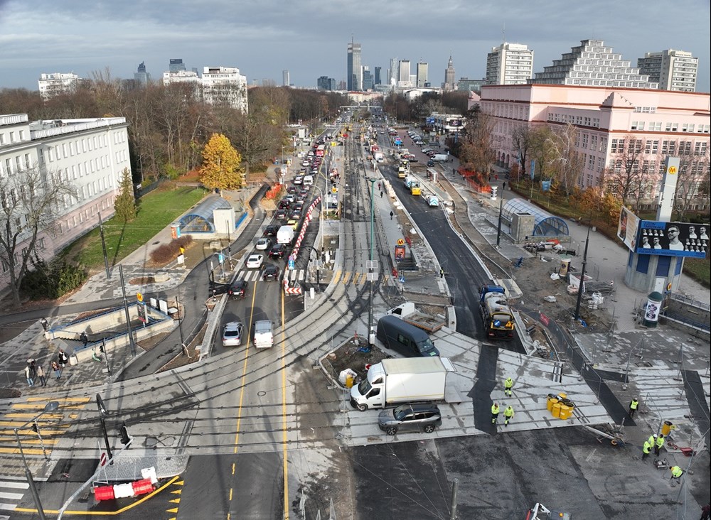 Warszawa: Prace tramwajowe na Rakowieckiej i kolejne zmiany dla pasażerów