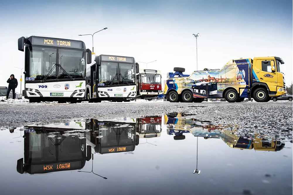 Nowe "elektryki" w taborze MZK Toruń