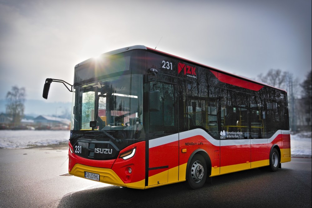 Nowe autobusy Isuzu we flocie MZK w Bielsku-Białej