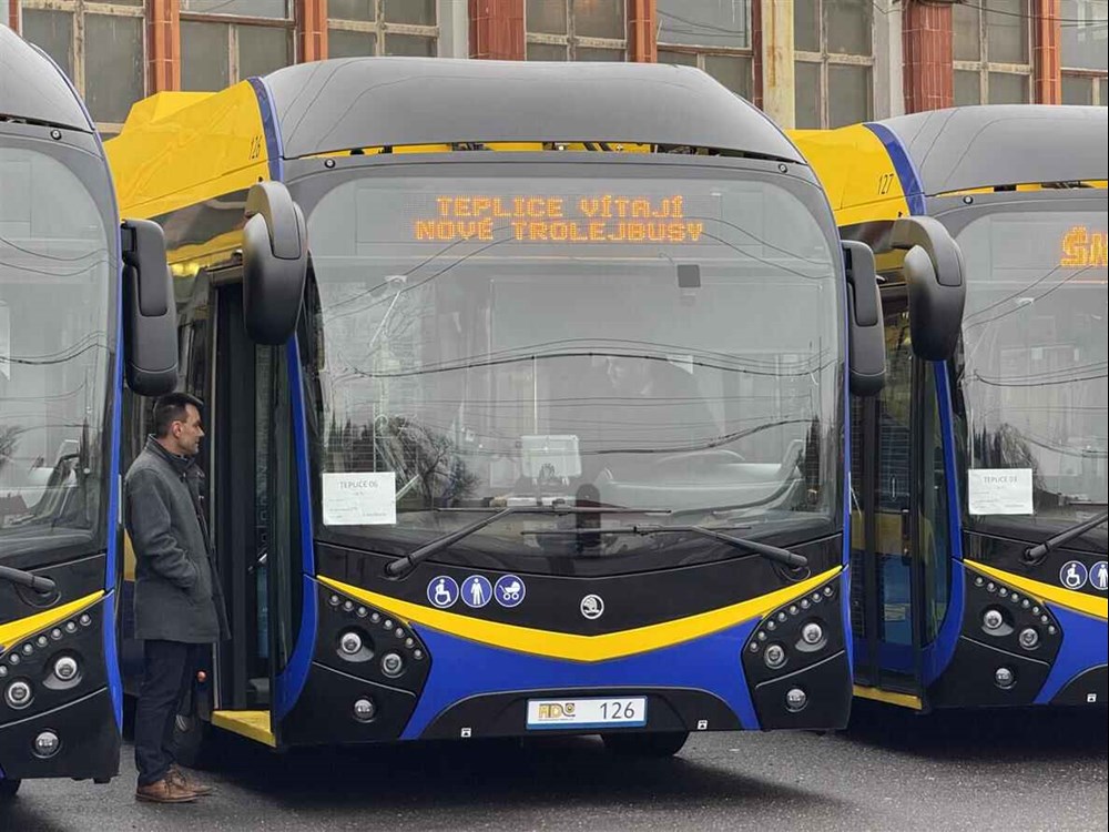 Osiem nowych trolejbusów Škody już w czeskich Cieplicach