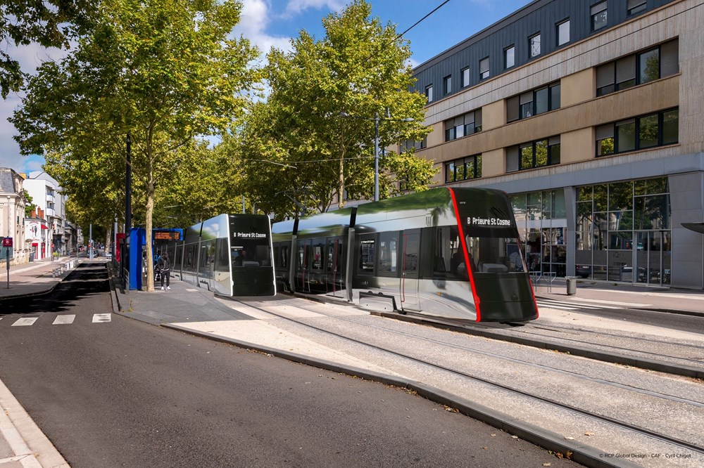 CAF pokazał wizualizacje nowych tramwajów dla Tours