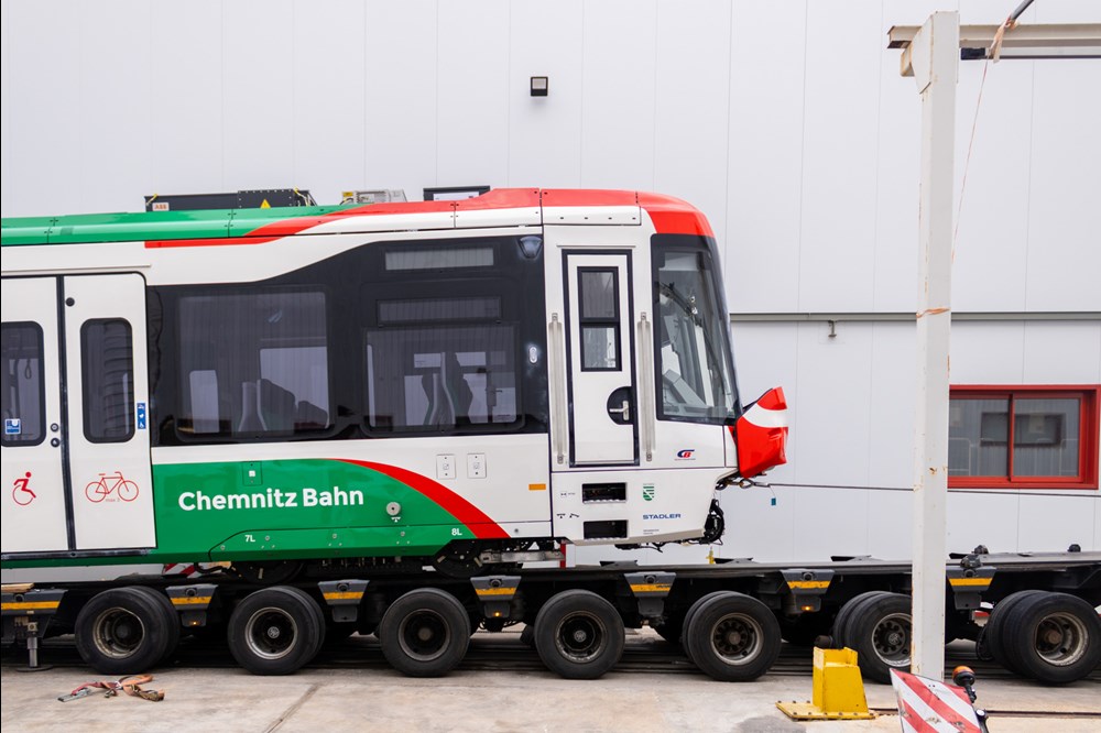 Pierwszy dwusystemowy Citylink dla Chemnitz dotarł na testy