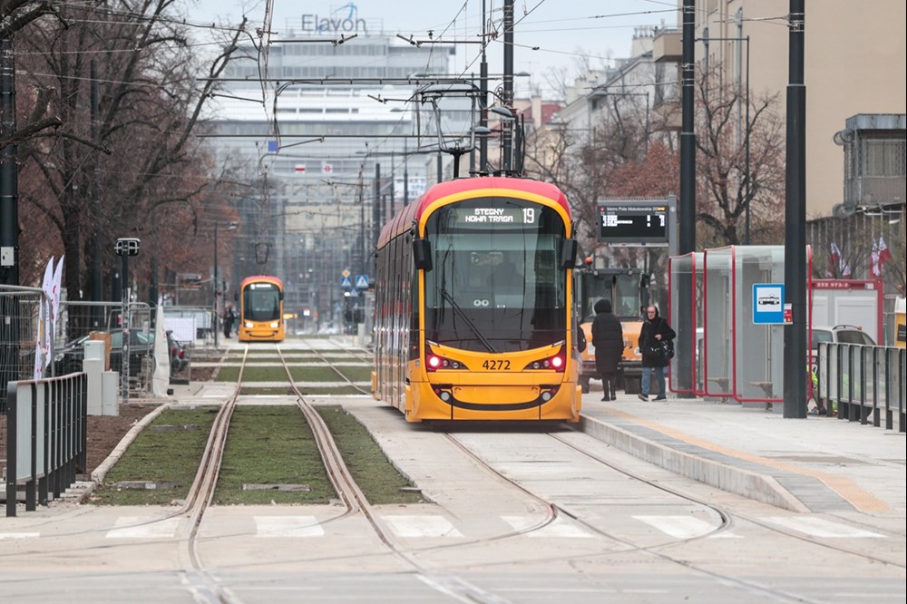 Warszawa otworzyła nową linię tramwajową na Rakowieckiej