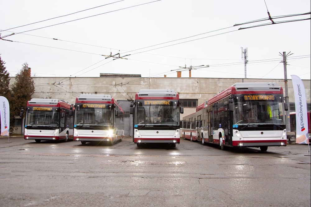 Iwano-Frankiwsk z trolejbusami bateryjnymi