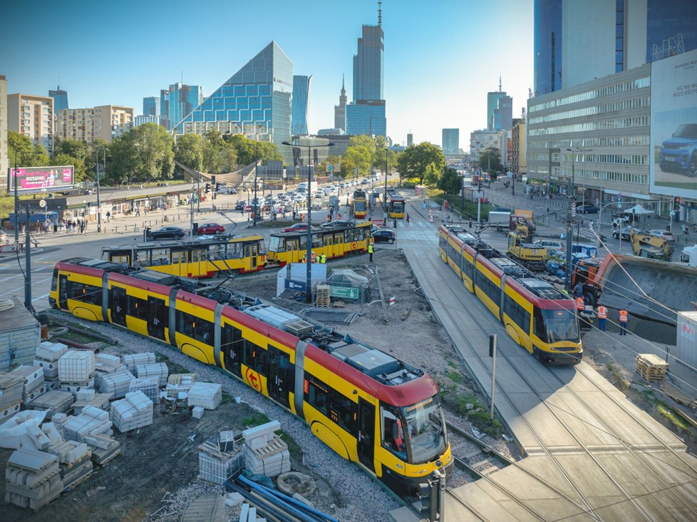 Stegny, Rakowiecka i kilometry wyremontowanych torów. Warszawa podsumowuje inwestycje tramwajowe w 2025 r.