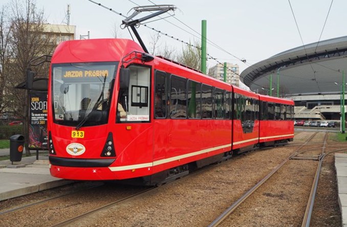Helmut Tramwajów Śląskich po modernizacji. Dostał nowe czoło Helmut Tramwajów Śląskich po modernizacji. Dostał nowe czoło