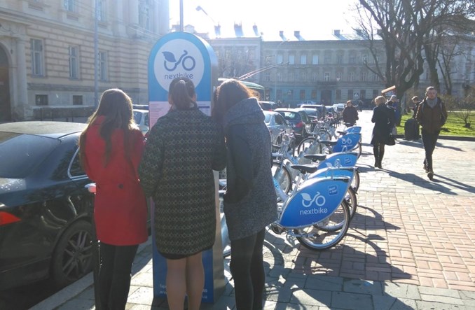 Lwowskie Veturilo? Nextbike uruchomił bike-sharing na Ukrainie